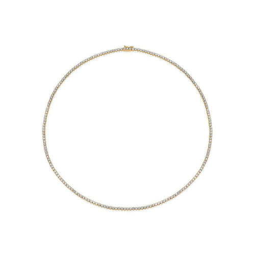 5 Carat Diamond Illusion Tennis Necklace