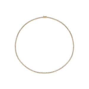 5 Carat Diamond Illusion Tennis Necklace