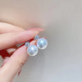 Sparkle White Pearl Earrings
