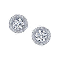 Aaliyah Diamond Halo Studs