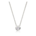 Bezel Round Diamond Pendant
