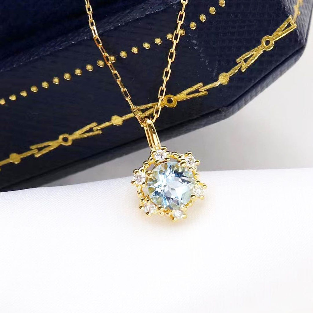 Aquamarine Necklace