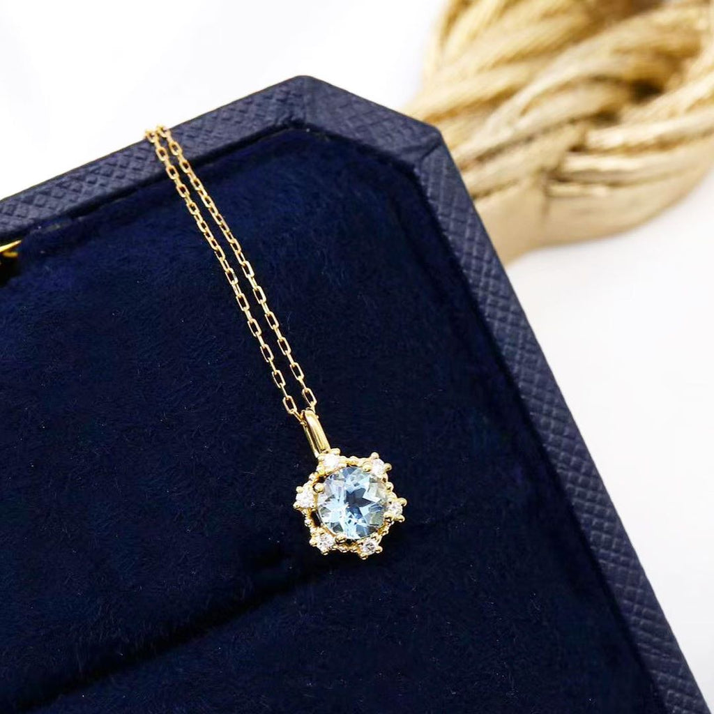 Aquamarine Necklace