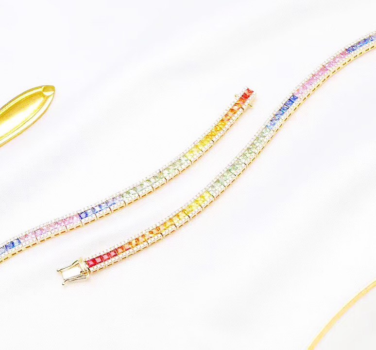 Rainbow Gems Bracelet