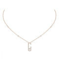 COCO-C Pave Diamond 18k Gold Necklace