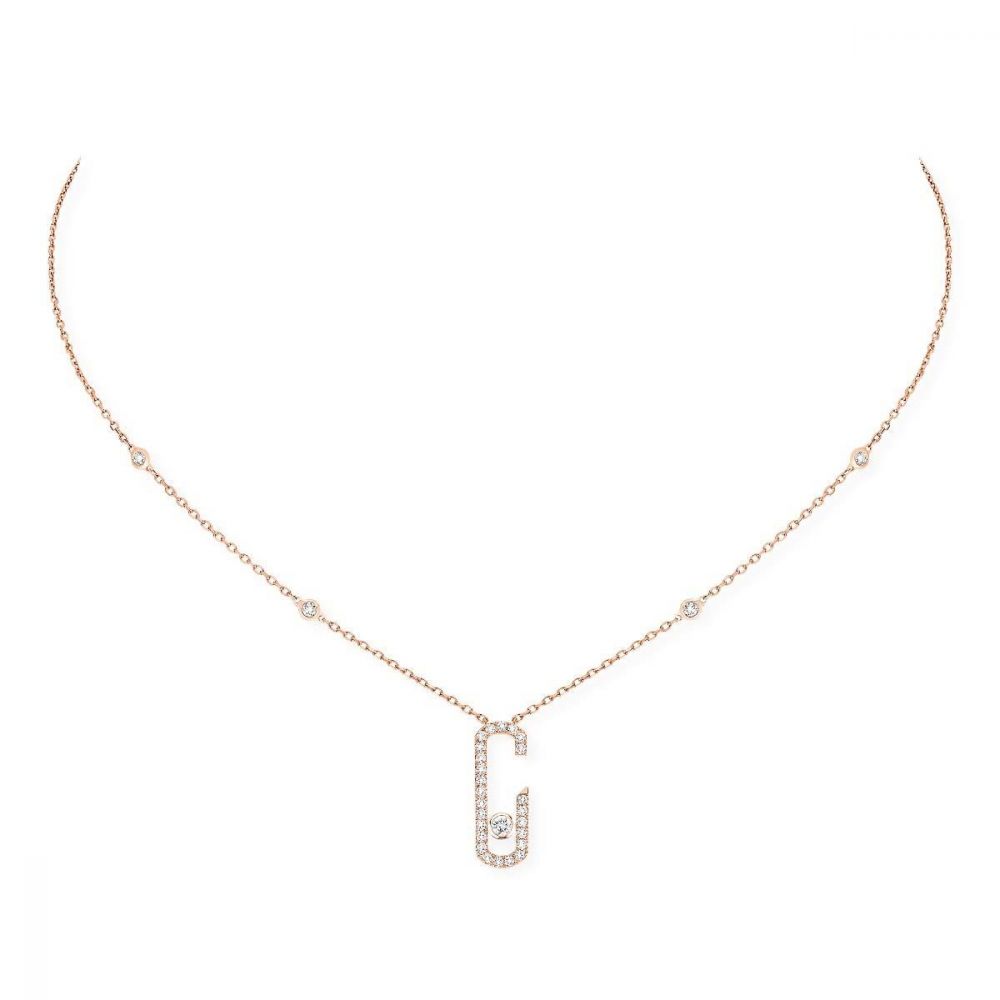 COCO-C Pave Diamond 18k Gold Necklace