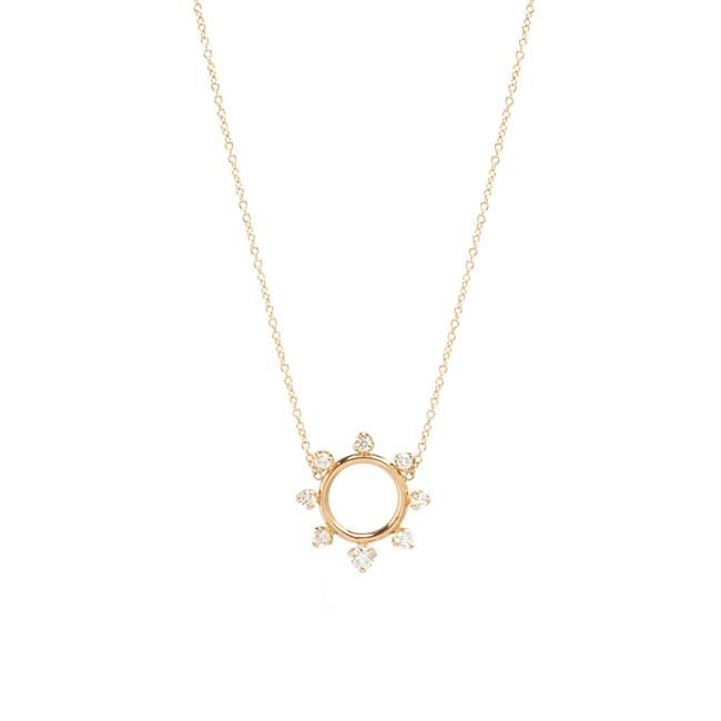 Diamond Circle Necklace