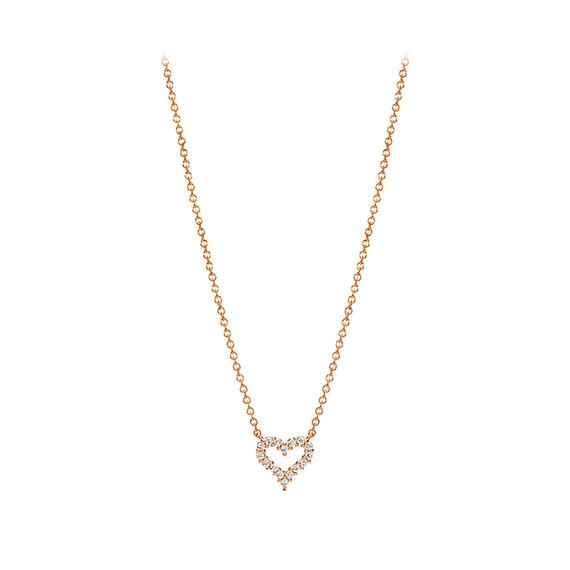 Petite Diamond Heart Pendant