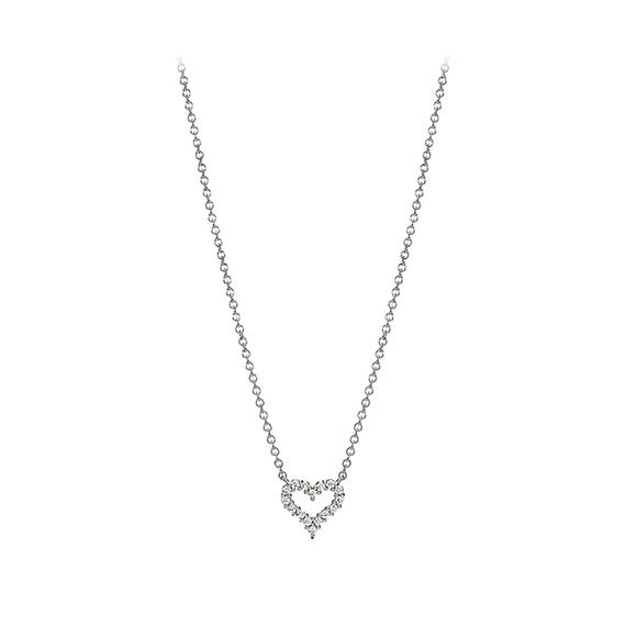 Petite Diamond Heart Pendant