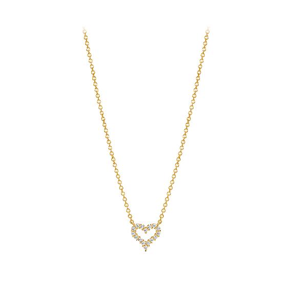 Petite Diamond Heart Pendant