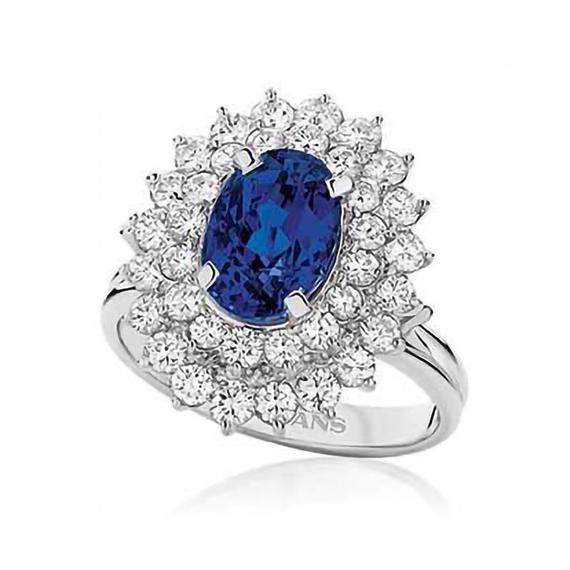Regal Blue Sapphire Ring