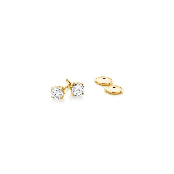 Round Diamond Studs