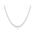 Tapered Tennis Necklace
