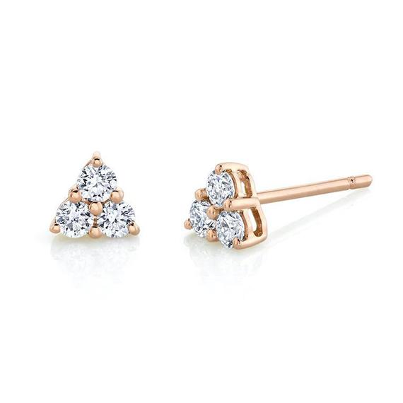 Trio Diamond Studs