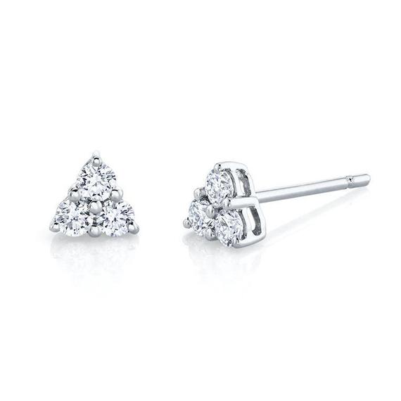 Trio Diamond Studs