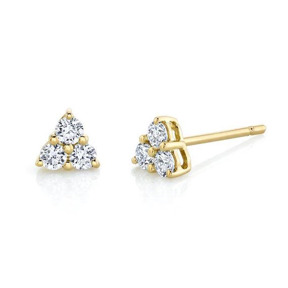 Trio Diamond Studs
